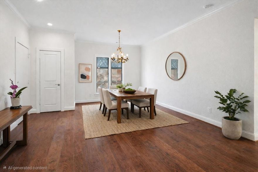 Custom new construction completed in 2020. Gorgeous second floor unit nestled in a quiet corner of the complex. Elegant modern floor plan is perfect for entertaining. Walls of large windows flood the home with natural light. Gourmet eat-in kitchen with all stainless appliances, large breakfast bar opening to living & dining. Primary bedroom has floor to ceiling glass alcove seating area, large walk-in closet, and ensuite bath. Second bedroom or home office has a view of the balcony and courtyard. Living room and covered balcony have a pool view. Storage galore, multiple closets, large pantry and separate utility room (includes washer dryer). 5800 Royal is an established lushly landscaped community with mature trees, centrally located between the Tollway and Preston Road. Conveniently located near Central Market and Tom Thumb, it is also minutes from luxury shopping, dining, SMU, private school corridor, Love and DFW Airports. The community has gated access, perimeter fencing and four beautiful swimming pools. The HOA includes ALL UTILITIES (electric, water, internet), HVAC system, landscaping and onsite management.