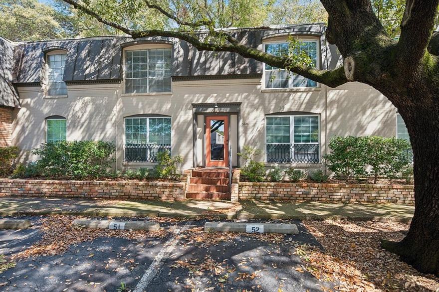 2 assigned parking spaces * Gated community with pool * 0.4 mi to Inwood-Love Field Station *

Second-floor 2 bedroom, 2 bathroom condo in the gated Greenbriar Place community offering over 1,000 square feet with an open living and dining layout and recently installed luxury vinyl plank flooring. A large front window fills the living area with natural light and overlooks mature trees, while built-in shelving provides functional storage and display space.

The kitchen features granite countertops, stainless steel appliances, a breakfast bar, and a herringbone tile backsplash. All appliances convey, including the refrigerator. Laundry connections for a stacked washer and dryer are located in the hallway utility closet.

The split-bedroom layout provides separation between bedrooms. The primary suite includes an ensuite bathroom with a walk-in shower and marble surround. A second bedroom and full bathroom with a deep soaking tub and shower combination are located on the opposite side of the condo. Carpet has just been installed in both bedrooms.

Greenbriar Place is a gated condominium community with mature landscaping, assigned parking, and a community pool. The HOA provides exterior maintenance, grounds maintenance, water, sewer, trash, pest control, and insurance, allowing for simplified ownership and maintenance.
Leasing is permitted with a minimum lease term of 30 days; short-term leasing is not allowed.
Residents are permitted a maximum of 2 pets per unit; each pet must not exceed 30 lbs, dangerous breeds are prohibited.

Located approximately 0.5 miles from UT Southwestern Medical Center and about 0.4 miles from Inwood-Love Field Station with access to DART rail service. Dallas Love Field Airport is approximately 2.6 miles away. The property also offers convenient access to the Medical District, Oak Lawn, Cedar Springs, Maple Avenue, and nearby dining, shopping, and commuter routes.

Floor plan included with listing to help visualize the layout.