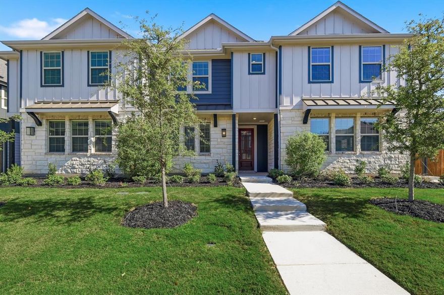 Discover townhome living redefined in Fort Worth. These newly built townhomes blend modern luxury with timeless Southern charm, offering a thoughtfully designed layout and high-end finishes throughout. Located in a growing and convenient area, you’ll enjoy quick access to shopping, dining, and major freeways—perfect for today’s connected lifestyle.
Inside, you’ll find elevated features such as quartz and granite countertops, stainless steel appliances, full-size washer and dryer connections, spacious walk-in closets, and luxurious walk-in showers. Each home also includes an attached two-car garage for added convenience and storage.
With brand-new construction and generous three-bedroom floor plans, Tavolo Park Townhomes delivers exceptional quality, modern comfort, and a beautifully crafted place to call home.