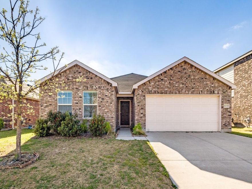 Energy-efficient living takes center stage in this beautifully maintained home, featuring fully paid-off solar panels and an average electric bill of just around $25 per month—a rare and valuable advantage for today’s buyer.

Located in the sought-after Elizabeth Creek community in Haslet, where lifestyle and convenience come together effortlessly. Enjoy scenic walking trails, a peaceful neighborhood pond, and quick access to Highway 114, making commuting a breeze while still enjoying a quiet suburban feel.

Built by Centex Homes, this thoughtfully designed starter home offers durable wood-look tile flooring, a spacious kitchen with a center island perfect for gathering, and generously sized rooms that provide comfort and flexibility. The split floor plan ensures privacy, making it ideal for families, guests, or a home office setup.

Whether you're looking to lower your monthly expenses, enjoy community amenities, or step into homeownership with style and efficiency, this home checks all the boxes.