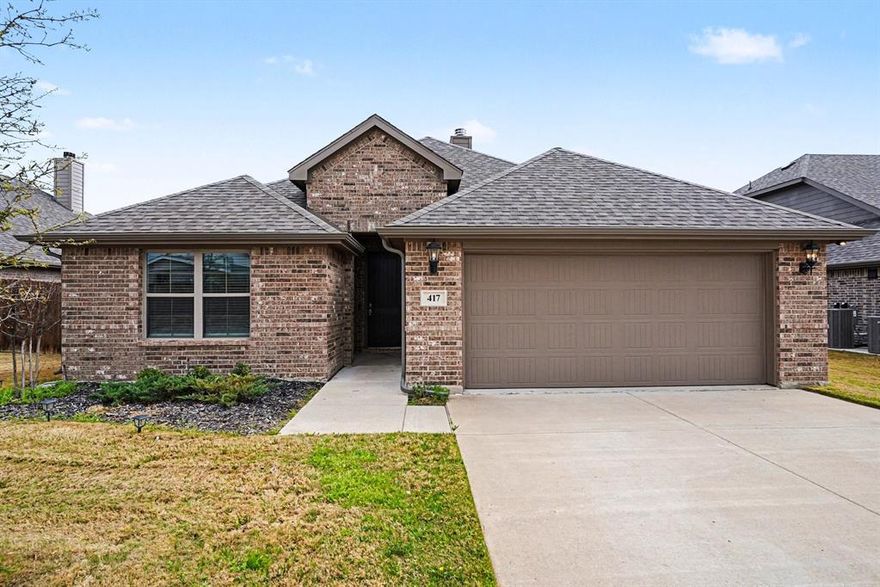 5.375% assumable FHA loan available — plus the seller is offering $10,000 toward buyer closing costs or interest rate buy-down!

Welcome to this beautifully maintained 2024-built home in the quiet community of Keene, Texas. This spacious 3-bedroom, 2-bath residence features an open-concept floor plan ideal for both entertaining and everyday living.

The modern kitchen offers sleek appliances, ample cabinet space, and a large island that opens to the cozy living area—perfect for hosting family and friends. The private primary suite provides a peaceful retreat with a walk-in closet and an en-suite bath with a soaking tub and separate shower.

Step outside to a large, fully fenced backyard—ideal for gatherings, pets, or relaxing evenings under the Texas sky. Conveniently located near schools, shopping, and easy highway access for commuting.

This move-in-ready home combines comfort, style, and incredible value with $10,000 in seller-paid incentives that can be applied toward buyer closing costs or to buy down the interest rate, making homeownership even more afford
