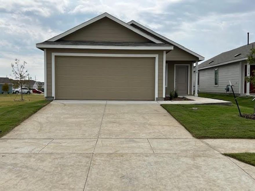 !!BRAND NEW!!BRAND NEW!! REFRIGERATOR INCLUDED!! READY TO MOVE IN, STUNNING, LIGHT & BRIGHT SINGLE STORY HOME ON A CORNER LOT OFFERS 3 BEDROOMS, 2 BATHS, 1 LIVING, 1 DINNING, 2 CAR ATTACHED GARAGE, SEPARATE UTILITY CLOSET, CALIFORNIA STYLE EATIN KITCHEN. HOME FEATURES OPEN LAYOUT, NEUTRAL COLORS, DECORATIVE LIGHTING. LUXURY VINYL PLANKS & CARPET FLOORING THROUGHOUT. BIG MASTER BEDROOM OFFERS ATTACHED BATHROOM & WALK IN CLOSET. GOURMET CALIFORNIA STYLE KITCHEN FEATURES OPEN EAT IN KITCHEN & PANTRY WITH APPLIANCES, GAS COOKTOP & REFRIGERATOR. 2 SPACIOUS SECONDARY BEDROOMS WITH WALK IN CLOSETS. 2 CAR ATTACHED GARAGE, TANKLESS WATER HEATER, BLINDS, LOTS OF STORAGE & MUCH MORE. SPACIOUS BACKYARD FOR ENTERTAINMENT. CLOSE TO HIGHWAY 380, ENTERTAINMENT, SHOPPING!!REFRIGERATOR INCLUDED!!TENANT WILL BE RESPONSIBLE TO PAY LANDLORD $50 PER MONTH FOR BUILTIN INTERNET