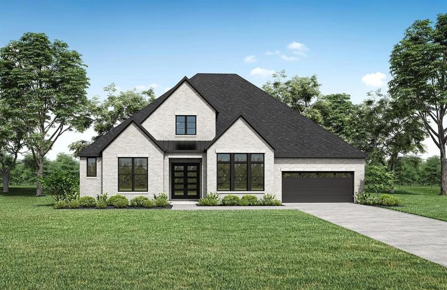 MLS# 21244890 - Built by Drees Custom Homes - Sep 2026 completion! ~ The Eastland II offers a sophisticated balance of scale and style, anchored by a dramatic family room with soaring ceilings that flows effortlessly into the kitchen and dining areas. A refined wine bar adds an inviting touch, while the private primary suite serves as a spa-inspired retreat. Secondary bedrooms feature en suite baths, ensuring comfort and privacy throughout the home. A dedicated media room, game room, and private home office provide flexible spaces for work and play, while expansive outdoor living completes the design, perfect for effortless entertaining and elevated everyday living.