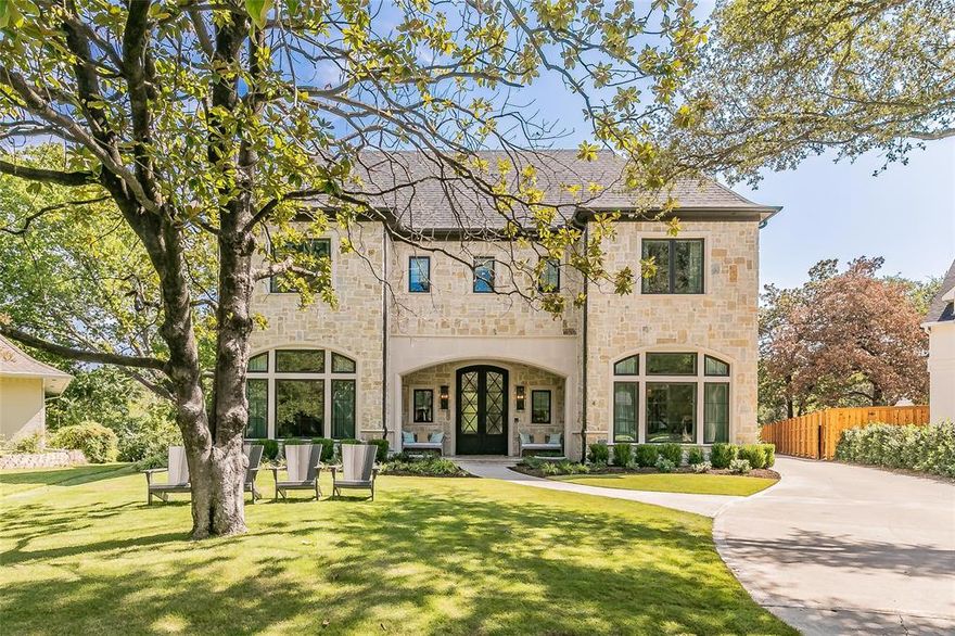 Gorgeous custom build on a stunning 0.6 acre creek lot in Waterview Preservation cul-de-sac. This luxurious home offers 6,020 sq ft of living space with 5 beds, 5.5 baths, first floor media room, guest bedroom & study. In every room, you will find curated elegance with an abundance of designer quality touches and architectural detail that make this home magazine worthy. The kitchen boats high-end appliances, walk in pantry, custom desk area, built-in coffee bar & Scotsman nugget icemaker. The stunning primary suite is complete with a spa like bathroom, fireplace & luxurious walk-in closet. Upstairs includes 3 additional bedrooms, built-in desk area and spacious living area with a fridge.  Outside, the expansive backyard offers endless possibilities for enjoyment and relaxation with a sparkling pool & custom fire pits that overlook the stately creek-side landscape. Other upgrades include foam encapsulation, water filtration system throughout, & whole home audio video control4 system.