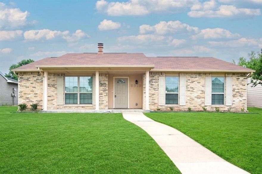 Welcome home to this Nicely updated 3 bedroom, 2 bath home, large Living room, with nook, the 2nd living room is off the kitchen, with views into the sunroom, and kitchen, the Family Room, Sun room, could be used for an office, playroom, 3rd living room or 4th bedroom. The home has 2 refrigerators, new stove and oven, new dishwasher. Freshly painted throughout, both bathrooms have been completed updated, flooring, fixtures, tubs, showers and flooring. the back yard is fenced and a new outdoor storage for extra storage or shop.  2 car rear entry garage. New landscaping in the front, new hollies added, large red tips in from of the 2 secondary bedrooms for privacy. New AC unit, roof replaced a year ago.
