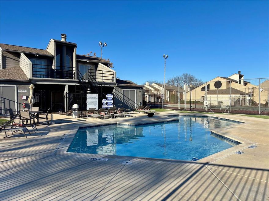 Welcome to this beautiful condo! This cozy 1-bedroom, 1-bathroom condominium in Dallas, TX, is perfect for anyone looking for a convenient and comfortable living space. Creekbend Condominium. The open floor plan allows for easy flow between the living room, dining area, and kitchen. The new laminate wood flooring adds a touch of modern elegance, while the clean, move-in-ready condition makes settling in a breeze. Enjoy the convenience of having a refrigerator, washer, and dryer included in the unit. Plus, unwind and stay active with access to the on-site pool and tennis court for relaxation and recreation. Don't miss out on this fantastic opportunity to call this condominium home!