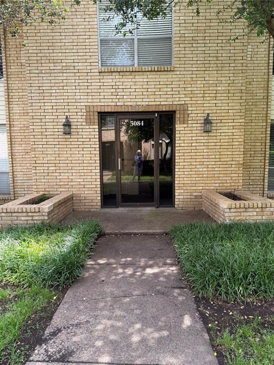 Location Location Location... Close to SMU and 5 minutes to Northpark. Close to Presbyterian Medical Center at Walnut Hill and Greenville Ave. Would be great  for students and roommates. Beautifully maintained 2 bedroom, 2 bath with 2 covered parking and attached patio.  Outstanding kitchen with all wood cabinets.  Dishwasher is newish. Hardwoods.  Was remodeled for a chefs kitchen. Open to living area and dining.  Walking distance  to Central Market, Old Town, Tom Thumb and Greenville Avenue and Lovers lane.  Baths remodeled . Washer and Dryer closet added in March of 2026.  Great appliances.  This is one you need to see

All information and measurements deemed reliable but Buyer and Buyers Agent to verify all.