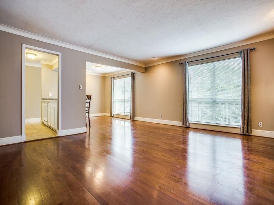 Discover the perfect blend of comfort and convenience in this spacious 2-bedroom, 2-bathroom corner unit located in a sought-after Mediterranean-style community Bella Gardens. Just a short walk to SMU, Central Market, and Old Towne Shopping Center, this condo offers central access to major highways, making commuting a breeze.
Step inside to find an inviting open-concept living space with oversized bedrooms, each featuring walk-in closets for ample storage. The kitchen is fully equipped with stainless steel appliances, and the washer and dryer are included for your convenience.
Enjoy resort style living with community amenities such as a sparkling swimming pool, outdoor grills, and serene courtyards. This unit also comes with two assigned parking spaces.