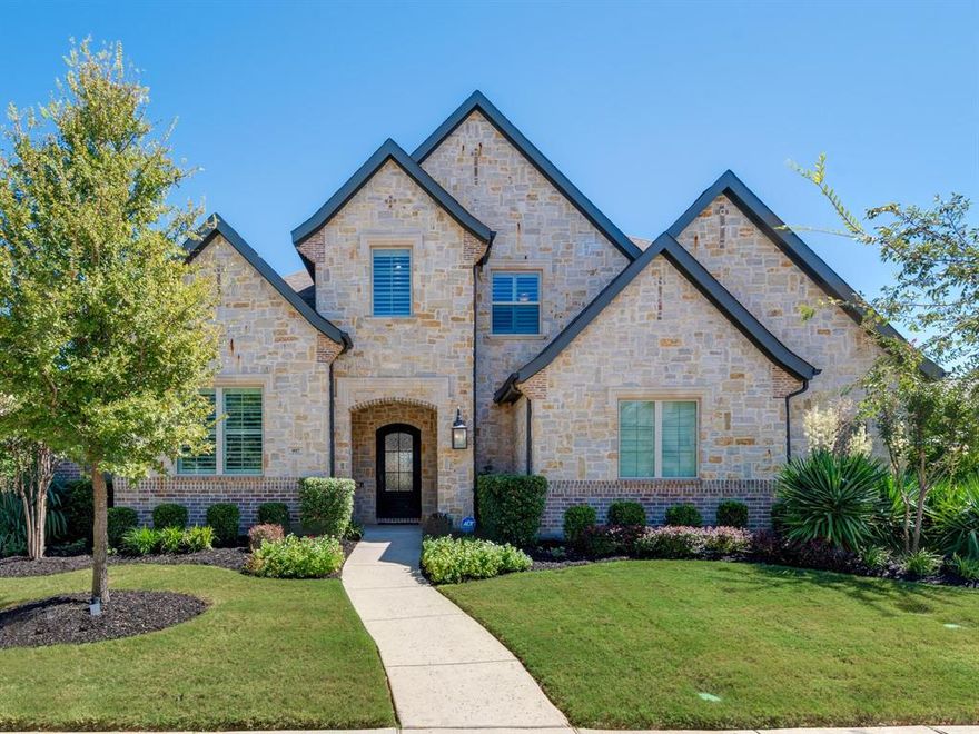 From the gorgeous foyer to the sparkling pool to the spacious rooms, this home is spectacular! Inside you will find three living areas, an open kitchen with Thermador appliances and an abundance of cabinets and storage. Sizeable bedrooms, all ensuite with walk in closets. This home has a casual elegance, beautiful yet comfortable.  Designer light fixtures, plantation shutters and a soothing color scheme. Outdoor living area leads to temperature controlled pool and hot tub with an automatic pool cover for added safety and a splash pad for the little ones.  The large yard has plenty of open area to play, and a pergola on the far side of the pool for added shade. Centrally located to highways, shopping and dining.