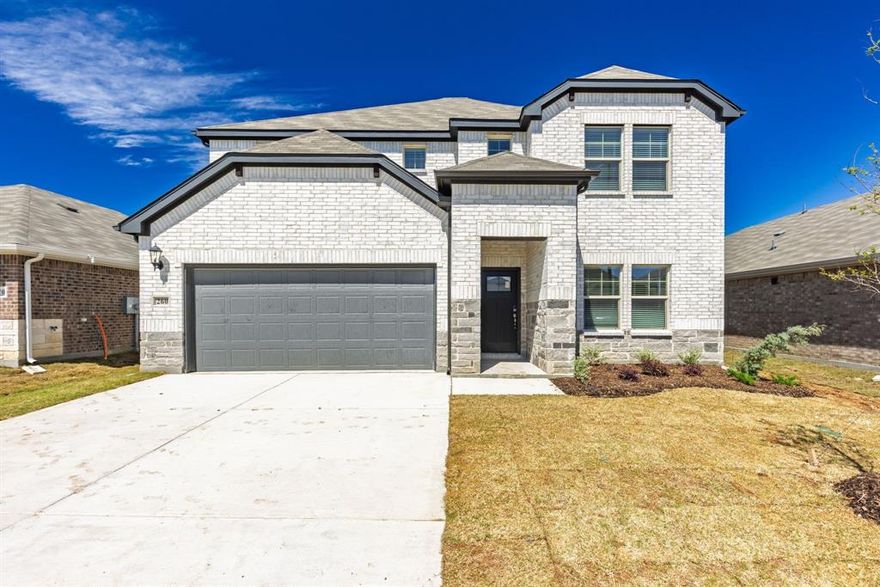 Introducing the Kessler plan at 260 Sugarlands Dr, Greenville, TX a spacious 5-bedroom, 3-bath home offering 3,060 sq ft of modern living. This energy-efficient residence features an open-concept design with a gourmet kitchen, stainless steel appliances, and ample storage. Enjoy all new appliances including washer and dryer. The primary suite includes a luxurious bath and walk-in closet. Additional highlights are a versatile upstairs game room, a two-car garage, and a private backyard. Located in the Stratton Place community, enjoy access to green spaces and proximity to shopping and dining. Built in 2025, this home is move-in ready. All buyers are welcome.