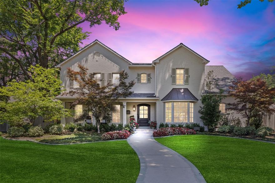 Situated on one of the largest lots in coveted White Rock Elementary, this sophisticated Southern home that was rebuilt and expanded in 2007 exudes timeless elegance and style. Enter through the front porch to the foyer with herringbone hardwood floors and views to the incredible backyard with pool and expansive covered terrace. The primary suite is downstairs along with the guest suite that currently serves as a home office. The formal living and dining have great flow for entertaining into the kitchen with gorgeous marble counter tops and views to the family room with vaulted ceilings. Upstairs is a childs' dream with 3 bedrooms, 2 bathrooms, a gameroom and a second game room that makes a great media room or could be a future bedroom as well. The entire lot is fenced and features a huge driveway perfect for basketball, a three car garage, an incredible pool, outdoor kitchen and an incredible yard. A true dream home!