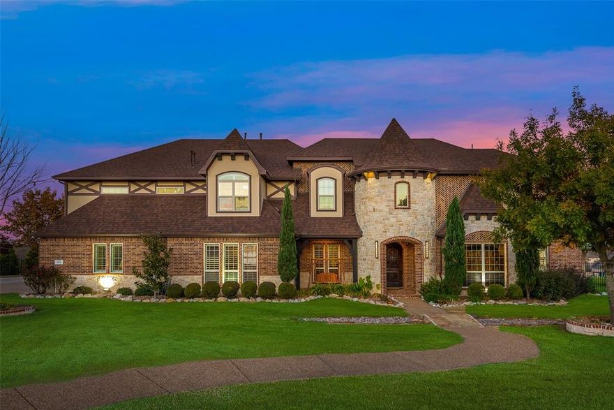 Experience unmatched prestige in this stunning 7,538 sq ft estate, meticulously crafted for those who demand excellence. Built in 2010 on a prime 1.44-acre lot within the acclaimed Sunnyvale School District, this property boasts 6 bedrooms, 4.5 baths, and an impressive 8-car garage.
Step inside to admire dual staircases, exquisite oak wood flooring, and luxurious porcelain tile throughout, offering elegance and effortless maintenance. Advanced home automation with Control4 seamlessly manages lighting, media, security, and ambiance, enhancing your lifestyle with ease. Comfort is assured with three high-efficiency zoned AC units, dual hot water heaters, whole-house filtration, superior insulation, and energy-efficient double-pane low-E windows. The sophisticated two-story library features vaulted ceilings, a refined French-door entry, and a discreet, sound-proofed second-floor office. The master suite provides luxury with a private office, tiered ceilings, spa-quality bath with jetted tub, dual-head marble shower, separate vanities, and expansive custom closet including gun-safe storage. The gourmet kitchen showcases double ovens, induction cooktop, dual dishwashers, custom alder cabinetry, granite countertops, and two walk-in pantries. The adjoining family room offers vaulted ceilings, automated shades, built-in surround sound, and a sophisticated wood-burning fireplace. Enjoy your private media theater with imported wool flooring, fiber-optic ceilings, stadium seating, and state-of-the-art equipment. Additional highlights include a home gym, indoor swim spa within a climate-controlled sunroom, generous storage, and well-equipped laundry. Outside, meticulously landscaped terraces frame a spectacular sports court with adjustable basketball goals, court lines for tennis, volleyball, and basketball, and a cedar gazebo providing panoramic views, perfect for elevated entertaining.