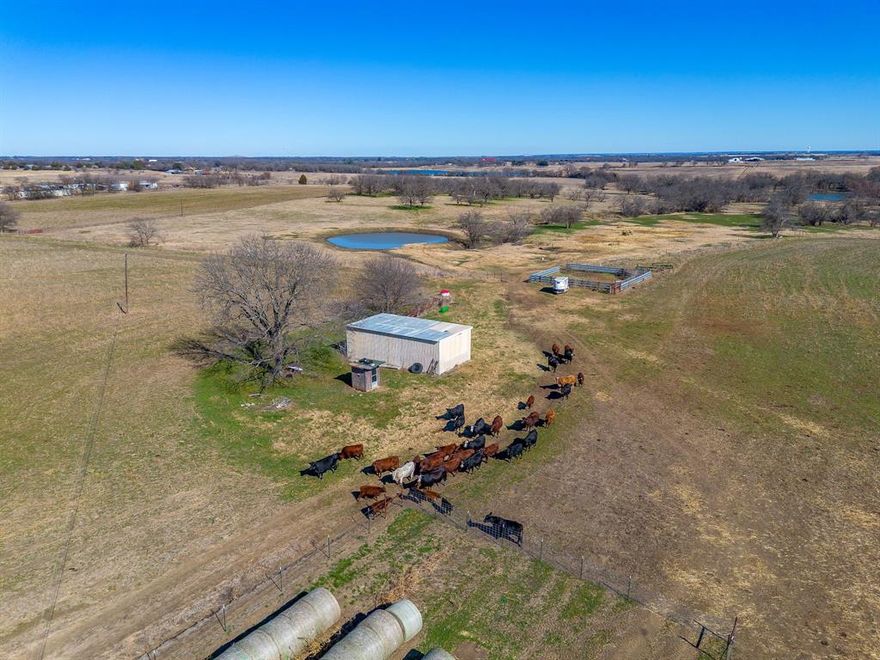 Beautiful 132± acre farm and ranch property located in highly sought-after Grandview ISD. This mostly flat and usable tract is ideal for cattle, hay production, or building your dream ranch home. The land is fenced and cross-fenced and features a scenic duck pond, an additional stock tank, and a seasonal creek along the back of the property, offering excellent water sources and wildlife habitat.

Enjoy peaceful country living with the convenience of nearby highways, the tollway, and shopping just minutes away. With wide-open pasture, multiple water features, and excellent building sites, this versatile property offers endless possibilities for agricultural use, recreation, or long-term investment. A rare opportunity to own quality acreage in a prime location.