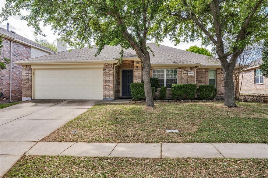 Updated 4 bed 2 bath and study with large open backyard.  New Impact Resistant roof in March of 26.  New full gutters in March of 26.  Fresh paint inside and out including kitchen cabinets in March 26.  New carpet in March 26.  Large eat-in kitchen. Primary bath features garden tub, separate shower, and dual sinks in vanity.  Large walk-in closet in Primary. Close to multiple parks, elementary is within walking distance.  Close to Tollway, US75 Preston Rd and downtown McKinney.  This home if freshly updated and ready to move in and price to sell.