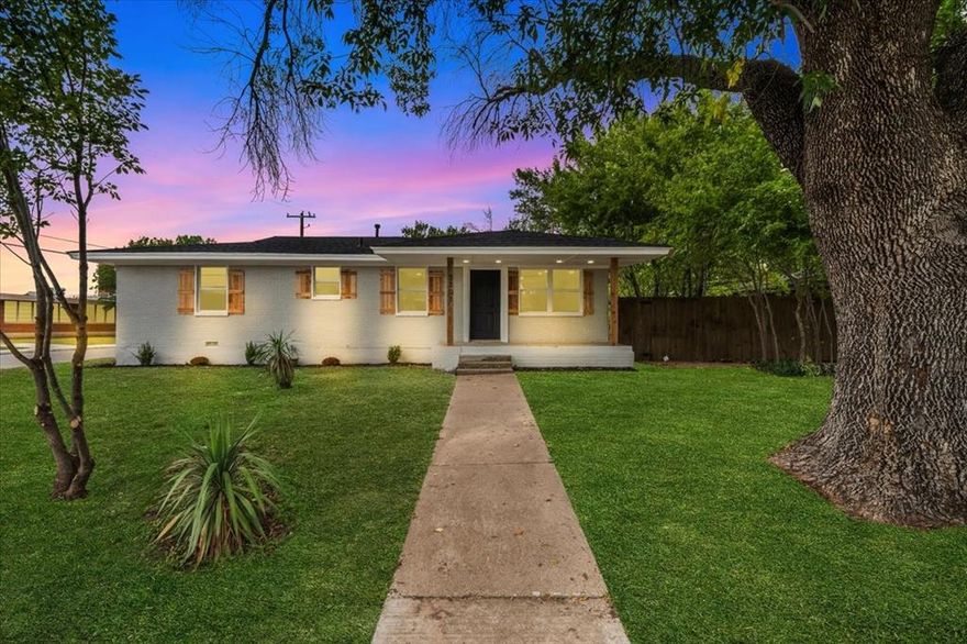 Welcome to the charming corner lot home that has so much to offer! This both modern and cozy home has a functional and open layout with great sized bedrooms and a 2 car garage! Don't overlook the outdoor area, many wonderful spots to sit back and relax. Make sure to check out the endless possibilities near the garage, it can easily become extra covered parking spaces, a pergola, or just a nice touch for curb appeal with some decorative lighting! You can be ready to host this holiday season with this 100% move in ready home! Come check it out! NEW HVAC, NEW WATER HEATER, NEW WINDOWS, NEW ROOF, NEW ELECTRICAL, NEW FLOORING, FRESH PAINT, NEW CABINETS, NEW RESTROOMS, AND TRANSFERRABLE FOUNDATION WARRANTY!