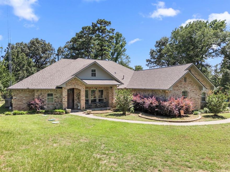 OPEN HOUSE SUNDAY NOVEMBER 2nd 1pm-3pm! Nestled in the heart of East Texas, this beautifully maintained custom-built home offers the perfect blend of space, functionality, and serene country living. Located in the charming town of Grand Saline, known for its rich heritage, small-town hospitality, and the world-famous Morton Salt Mines, this property sits on just under 5 acres of lush, cross-fenced land in scenic Van Zandt County—one of the region’s most desirable rural areas for agriculture, recreation, and peaceful homesteading.
Boasting 3 spacious bedrooms, 3.5 bathrooms, and a thoughtfully designed floor plan, this home is perfect for families, or anyone seeking room to grow, entertain, or work from home. As you step inside, you’ll find two expansive living areas, a formal dining room, a breakfast nook, and a dedicated library or office, making the layout both versatile and inviting. Designed with comfort and efficiency in mind, the home was custom built with generous storage throughout, oversized closets, and large windows that flood the interior with natural light and provide scenic views of the surrounding woods and pastures.
The home features a recently replaced roof and HVAC system, and many of the major systems and appliances have already been updated, ensuring peace of mind for the next owner. The large two-car attached garage is complemented by a two-car detached carport, and there is a separate barn with vehicle storage capability, offering ample space for tractors, trailers, or recreational vehicles. Whether you're running a small-scale farm or simply enjoying the land, the agricultural exemption in place can be transferred, offering significant savings on property taxes.
The property itself is a peaceful haven, complete with mature pines and hardwood trees offering shade and privacy. With cross-fencing already established, the land is ideal for just about anything.