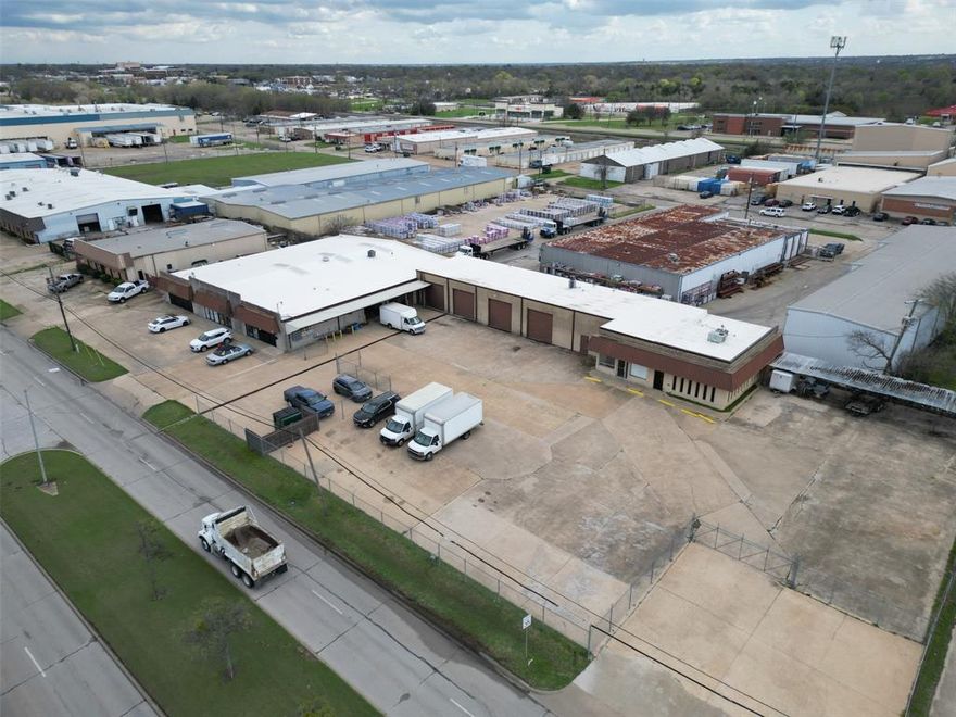 Prime Office-Warehouse Opportunity with Industrial Zoning and convenient access to major highways, including I-635, US 80, I-30, and I-20. ;   This property has Multiple Use Options for Manufacturing, Distribution, Warehousing and Office.  The total building space is thoughtfully divided to support diverse operational requirements:: 1) 6,500 sf warehouse  (16' clear height; two 10'x10' rollup doors); 2) 2,850 sf of office-retail in front; 3) another 2,500 sf of warehouse with four 12'x12' roll ups & 14' clear height; 4) another 2,000 sf of office on west side with three private offices and restroom. The oversized 45,000 sf, fully concrete lot offers ample room for parking, loading-unloading and maneuvering of trucks.  Fully fenced with two gated entry points on Kearney facilitate security, smooth traffic flow and operational efficiency.  A new TPO roof was installed in 2025, ensuring durability and long-term protection for the facility.  Additional features: Three phase power; Seven (7) restrooms; Fiber internet; Gas heaters in warehouse space; Safe room; Multiple entry doors to facilitate multi-users.