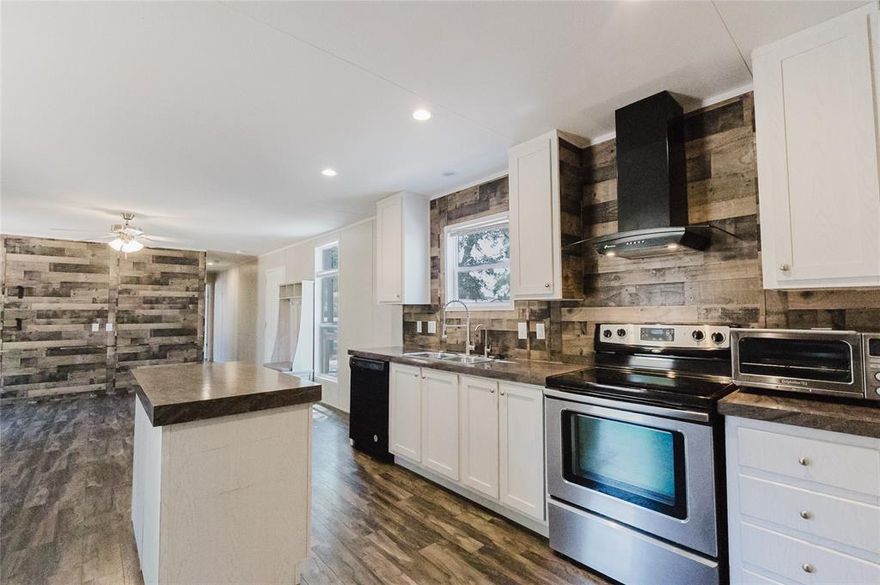 This inviting 3-bedroom, 2-bathroom single-wide home offers comfort, style, and a layout that feels instantly welcoming. The open living and dining area is filled with natural light and connects seamlessly to a spacious kitchen with plenty of storage and prep space. The primary bedroom includes its own full bath, while two additional bedrooms and a second bathroom offer room for family, guests, or a home office. Thoughtfully maintained inside and out, this home is ready for its next owner to enjoy.