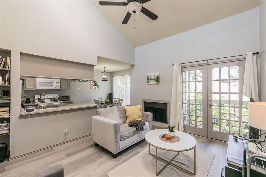 Unlock the potential of this 1-bedroom, 1-bath condo in Vickery Village, ideally positioned in the heart of Dallas with quick access to major highways, hospitals, shopping, and Downtown.
Located on the third floor, this unit offers vaulted cathedral ceilings, abundant natural light, and added privacy—features that consistently attract tenants and increase long-term desirability. Inside, you’ll find a functional open-concept layout with a wood-burning fireplace, skylight, built-ins, and private balcony overlooking the community pool.
The kitchen and bathroom have been updated with granite countertops, and the unit includes a spacious bedroom with walk-in closet, plus an in-unit washer and dryer area—key features for rental appeal.
This property presents a solid opportunity for cash buyers looking to expand their rental portfolio or secure a value-add asset in a high-demand area. With the right vision, this unit offers excellent income potential and long-term upside.