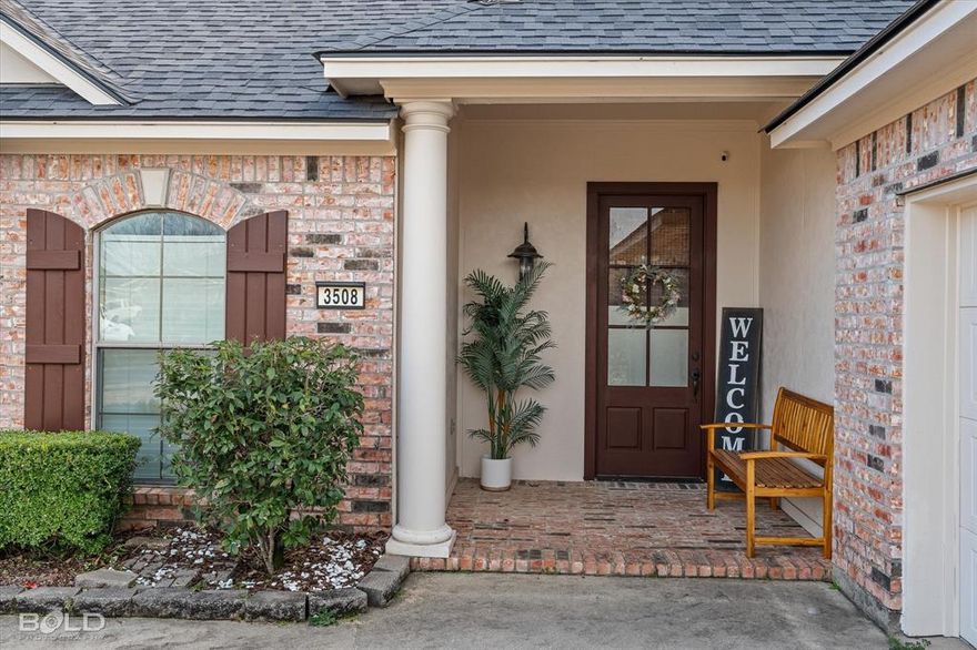 Welcome to North Bossier's Rosedale community. A neighborhood that offers a community pool, basketball courts, clubhouse, mowing of front yard plus common areas, and security entrance gates.  This 4 bedroom 2 bath home offers a remote master and contains all the bells and whistles.  It has a partially open floorplan concept with a covered patio, fresh paint throughout, and a living room with new floors around a fireplace. The kitchen has beautiful wood craftsman style cabinets with thick granite countertops and sleek black high-tech appliances.  The remote master with trayed ceilings has a jacuzzi tub, walk-in shower, dual sinks, and a large closet. The upgrades in this house include 3 security WiFi cameras around the exterior of the home, new high-tech lift master garage door open with camera, electric vehicle hook up, sprinkler system, epoxy garage floors, and sunscreens on the back porch.  You will enjoy the upkeep on this home with the 4.5 year old roof, seasonal hvac services, newer hot water tank, and no flood zone.  The really nice high-tech sleep black appliances throughout will remain with favorable offer.  If you are looking for a 4 bedroom home in a North Bossier community that offers useful amenities, then you will fall in love with this home!