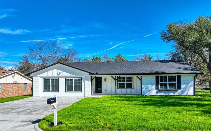 Beautifully remodeled 4-bedroom, 2-bath home situated on a 0.26-acre lot in Robinson. The interior features an open-concept living and kitchen area with updated flooring and generous natural light. The kitchen includes updated appliances, ample counter space, and a coffee bar. A dedicated office area provides space for work or study, and the laundry room offers built-in shelving for additional storage. Foam insulation enhances energy efficiency throughout the home, and newly installed gutters add to the recent upgrades. Located in a quiet residential neighborhood with a blend of modern updates and classic comfort.