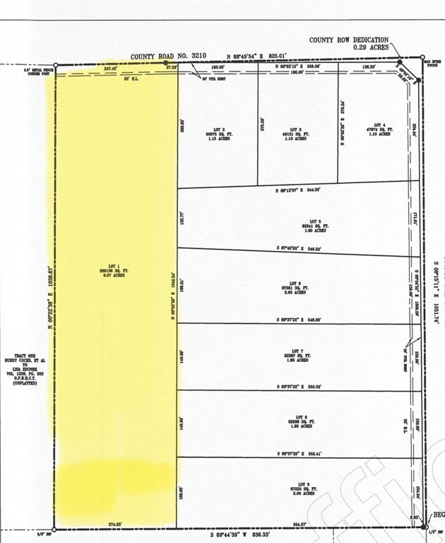 Golondrinas Addition - Land