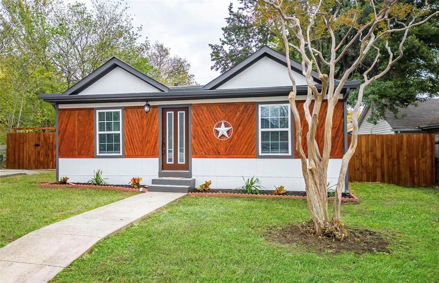 Come see this completely remodeled home! Featuring 3 bedrooms, 2 bath, private driveway and a huge backyard! Newer roof! Newer windows! New doors! New Granite kitchen countertops! New gutters! New light fixtures! Newer heater! Newer HVAC! New luxury vinyl flooring! New Carpet! New stainless steel appliances! New paint inside and out! Fully updated bathrooms! Too many updates to list them all! Close to major highways 161 and 360, Grand Prairie Outlets and other shopping, restaurants and much more! Close to Arlington Entertainment district!