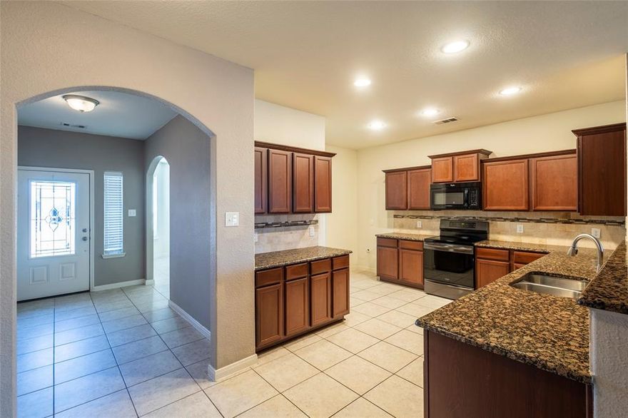 Welcome to this lovely 3 bedroom with large family room which with lots of natural lights, kitchen has walk in pantry, granite counter and induction cooktop oven. Oversized master bedroom with two walk in closets. This house also has solar panels to save your utility. A few minutes from US-75 and an easy commute to Sherman or McKinney. Do not miss this one.