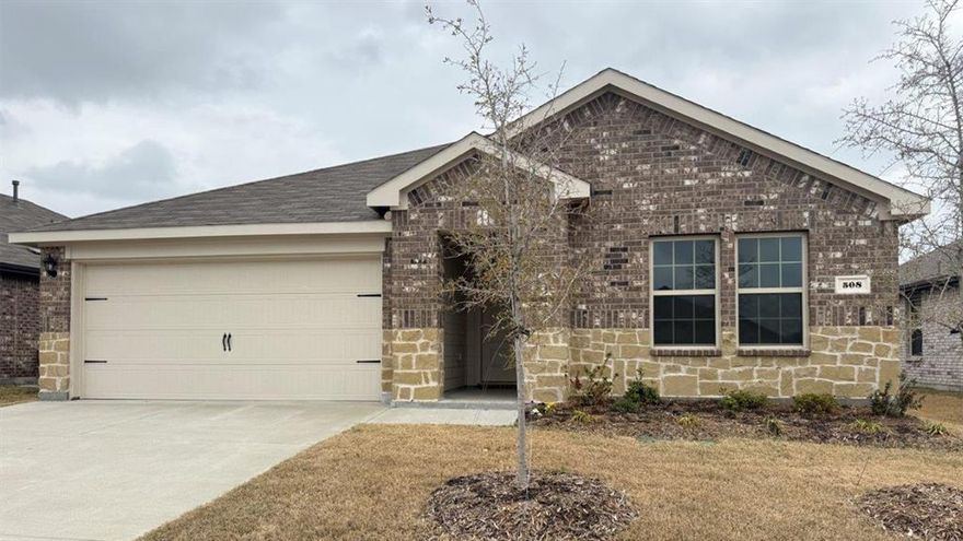 New! Four bedroom, two full baths, with nice covered patio. Home includes, island kitchen, granite counters throughout, LED lighting, full sprinkler system, professionally engineered post tension foundation, and so much more!
D.R. Horton is now selling new homes at Riverfield, a beautiful community located in Josephine, TX. Riverfield offers a variety of floorplans to choose from, ranging in size from 1,294 to 2,645 square feet. All homes feature open-concept living, gourmet kitchens, and spacious backyards. Riverfield is conveniently located just minutes from Interstate 30, providing easy access to Rockwall and the DFW Metroplex. Give us a call today to schedule a model tour!