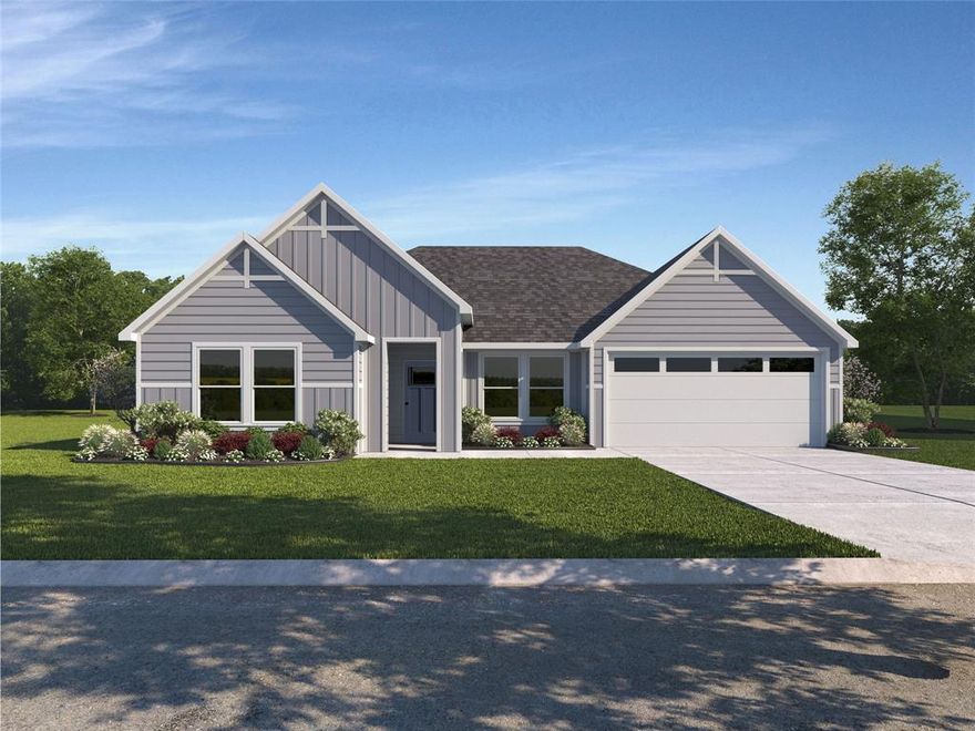 New and available for a QUICK MOVE-IN!! D.R. Horton America's Builder is now selling in the new phase at Sandstone Estates, in Granbury ISD! A gated community offering captivating floorplans packed with a host of included features and high end finishes designed for every stage of life! Stunning Single Story 4 bedroom Fairmount Floorplan-Elevation F with a quick estimated Fall completion. Open concept Living, Dining, breakfast nook and large Chef's Kitchen in the heart of the Home with big Island, Granite Countertops, cabinet hardware, undercabinet lights, pendant lights, tiled backsplash, Stainless steel Appliances, gas range, and walk-in Pantry. Spacious Living and large Primary Bedroom at the rear of the Home with Quartz Countertops, 5 ft oversized Shower and Walk-in Closet. Designer pkg including quartz Countertops in secondary bath, tiled Entry, Halls, Living, Dining and Wet areas plus Home is Connected Smart Home Technology. Covered back Patio, partial guttering, Garage Door Opener, 6 ft fenced Backyard, Landscaping pkg, Sprinkler System and more! Don't miss your chance to live in a luxurious gated community with a strong sense of community and convenient access to all that Granbury has to offer.