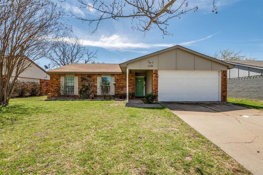 Step into the perfect home that blends comfort, space, and convenience! This inviting property features an open floor plan designed for easy living and entertaining, with a seamless flow between the living, dining, and kitchen areas. A cozy fireplace anchors the living space, creating the ideal spot to relax and unwind.

Enjoy the outdoors in the large backyard—perfect for weekend gatherings, pets, or simply enjoying a quiet evening under the stars. Whether you're hosting friends or creating your own private retreat, this space offers endless possibilities.

Ideally located in the heart of the Metroplex, you’ll love the quick access to shopping, dining, and entertainment, along with major highways that make daily commutes a breeze.

Don’t miss this opportunity to own a home that checks all the boxes!