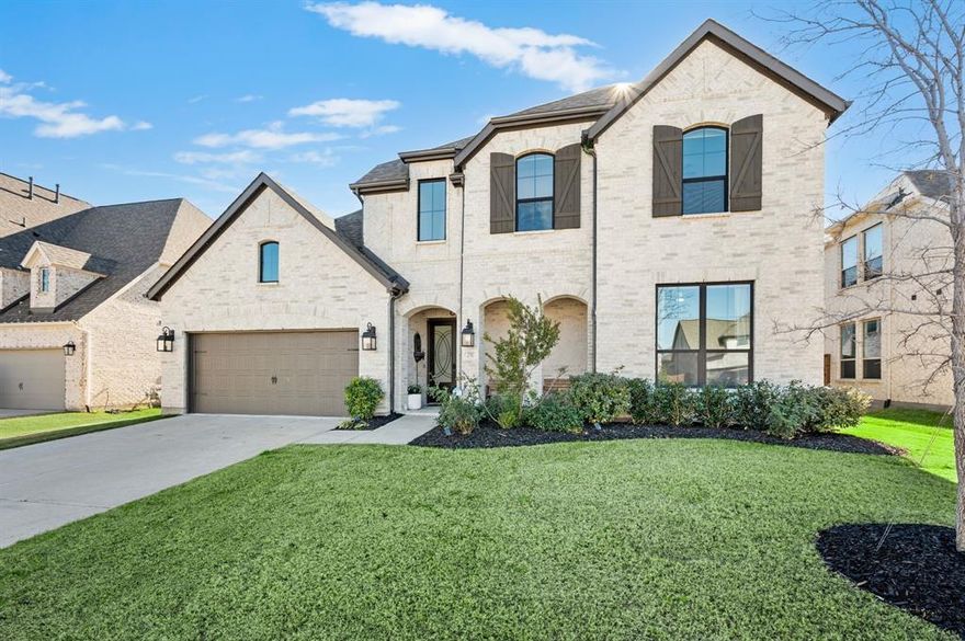 Discover the pinnacle of refined living at 2702 Potomac Drive in Melissa, Texas—a stunning 2023-built residence spanning 4,034 square feet, offering 4 bedrooms and 4 bathrooms, with a 3-car garage. This exceptional home, poised to set a new benchmark as the neighborhood's premier sale, boasts over $100,000 in post-construction upgrades, elevating it far beyond its peers.

Step inside to an open-concept haven where elegance meets innovation. The first floor gleams with pristine white tile flooring, while upstairs features level-10 upgraded carpet with premium padding for ultimate comfort. Custom barn doors add a touch of sophistication, complemented by daylight-dimmable lighting throughout and exquisite chandeliers that illuminate every space. The gourmet kitchen flows seamlessly to the living areas, enhanced by high-end sliding glass doors that invite natural light and connect to the outdoors.

The true showstopper is the $95,000 backyard oasis: a professionally designed retreat with a gazebo, fire-pit lounge, and child-friendly swing set—perfect for serene evenings or lively gatherings. Permanent LED lighting adorns both front and back, creating a magical ambiance year-round. The epoxy-coated garage floor ensures durability and style.

Upstairs, ample space allows for easy conversion to a fifth bedroom, providing flexibility for growing needs. Additional upgrades include a state-of-the-art media room with top-brand speakers, projector, screen, and receiver (all under warranty, valued at $18,000); a Tesla charger ($1,200); water softener with under-sink purifier and dedicated tap ($4,000); plus washer, dryer, and refrigerator available with a strong offer.

Zoned to acclaimed Melissa ISD, this home in the desirable Liberty community combines luxury, functionality, and prime location. Experience unparalleled quality—schedule your private tour today.