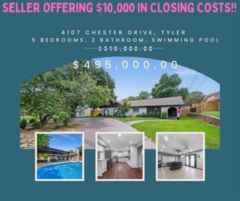 4107 Chester Drive Tyler TX 75701