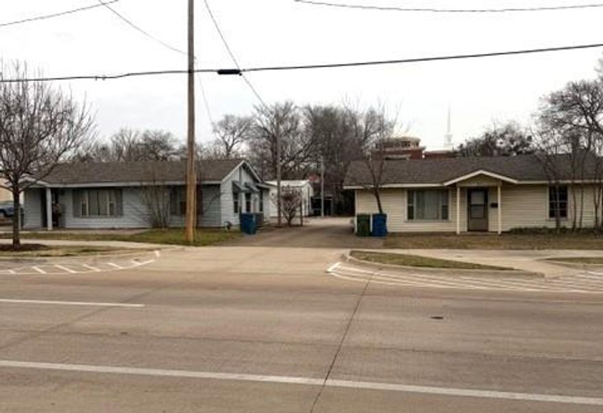 NOTE BOTH ADDRESSES BEING SOLD TOGETHER.  THIS LISTING INCLUDES 331 AND 325 E MAIN ST.  LEWISVILLE.  Prime commercial property on Main Street features two lots and a third building with HVAC, all near key Main Street events. Both 331 and 325 E Main Street offer multiple rooms, kitchens, bathrooms, and are zoned Old Town Mixed Use 2—suitable for various commercial uses; verify plans with city guidelines. Located at a busy intersection with high visibility, this site benefits from Lewisville’s growing population. The classic home can be renovated or tailored to your needs. Three buildings sell together: 331 E Main (1,090 sf), 325 E Main (2,182 sf), plus a metal HVAC-equipped shop. Important zoning documents are in the transaction desk. Close to I-35 E and Business 121 corridor.  All information is deemed to be accurate but not guaranteed and all information to be verified by buyer and buyers agent.