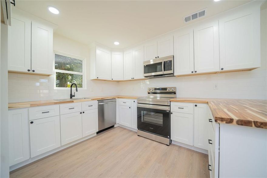 This stunning 2-bedroom, 1-bath home has been fully remodeled from top to bottom—everything is brand new! Step inside to find beautiful new flooring throughout, brand-new plumbing and electrical systems, energy-efficient windows, fresh siding, and a brand-new roof. The kitchen features brand-new cabinets, countertops, and fixtures, offering a clean, modern feel. Every inch of this home has been thoughtfully updated, giving you the look, feel, and peace of mind of a brand-new build—all right across the street from the best coffee shop in town. Move-in ready and worry-free, this is the perfect blend of style, comfort, and quality craftsmanship!