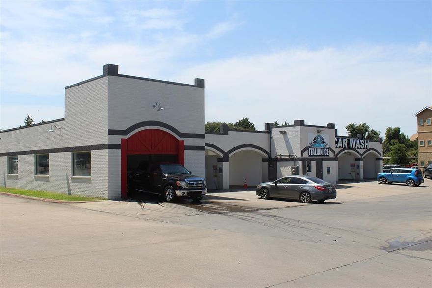 Business + Real Estate.
Prime Car Wash Opportunity in Ennis, TX Located at 1703 W Ennis Ave, Ennis, TX 75119, this high-performing car wash combines efficiency and customer convenience. It features a 90 ft. Belanger express tunnel with conveyor belt, 4 self-service bays, and 11 vacuums, catering to a broad customer base.

Customers enjoy the flexibility of cash and card payment options, ensuring seamless transactions.

Adding to its revenue potential, one of the self-service bays hosts a thriving Italian Ice stand—a well-established, customer-favorite vendor that attracts foot traffic and enhances profitability