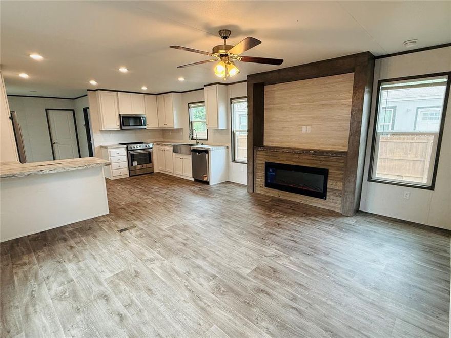 Lease to Own with 3.5% Down! Easy Qualification!

Come check out this beautiful new home — 3 bedrooms, 2 baths — located in Granbury, TX. This home is built with energy-efficient upgrades, stainless steel appliances, and plenty of natural light that gives the home a bright, airy feel. Inside, you'll love the spacious bedrooms and the luxurious master suite, plus a beautiful entertainment center featuring an electric fireplace — perfect for cozy nights or entertaining guests. Outside, the home offers concrete parking, a front deck, and a large covered back deck that's perfect for relaxing or hosting. Even better, the home is clos to the HOA pool and community park, making it super easy to take advantage of all the amenities. You'll also have access to a boat ramp and additional parks nearby — perfect for outdoor fun and family time! Seller offering SELLER CONCESSIONS!

Come check out this beautiful new home — 3 bedrooms, 2 baths — located in Granbury, TX. It's built with energy-efficient upgrades, stainless steel appliances, and plenty of natural light that gives the home a bright, airy feel. Inside, you'll love the spacious bedrooms and the luxurious master suite, plus a beautiful entertainment center featuring an electric fireplace — perfect for cozy nights or entertaining guests. Outside, the home offers concrete parking, front and back decks for relaxing or hosting, and a privacy-fenced backyard where you can enjoy a little extra peace and quiet. Even better, it's right across the street from the HOA pool and community park, making it super easy to take advantage of all the amenities. You'll also have access to a boat ramp and additional parks nearby — perfect for outdoor fun and family time!  Seller offering SELLER CONCESSIONS!