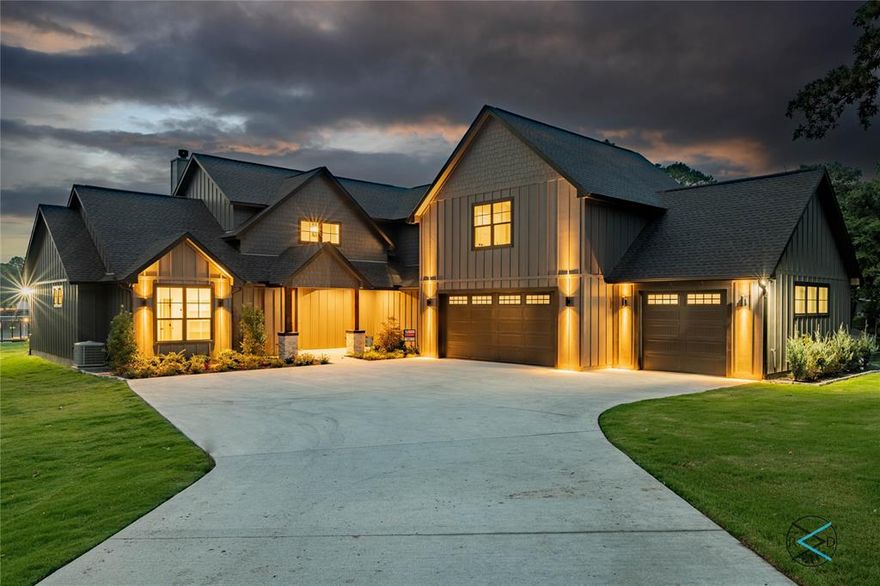 This must see property is a brand new build from highly sought out Builder and Designer of Cedar Creek Lake.  High quality, designer touches and attention to detail is what gives this local Builder, Wink Construction, her incredible reputation.  Impressive drive up ,a mix of hardi board & hardi shake, stone and  natural cedar creates that distinctive vacation home look.  Incredible living area, soaring wood ceilings, stone fireplace, beverage center,  2 story glass windows with incredible lake views.  Dream kitchen, custom cabinetry, quartz counters,  huge island, gas range,  pantry.   First level owners suite, luxury bath,  guest bedroom and full bath.  Upstairs offers 3 bedrooms, 2 baths and a flex room.  Wonderful covered porch with approximately  620 sq ft with wood ceilings.  Oversized lot with 350 ft of shoreline. Scattered trees, fire pit and beautifully landscaped yard.  See remarks continued below.