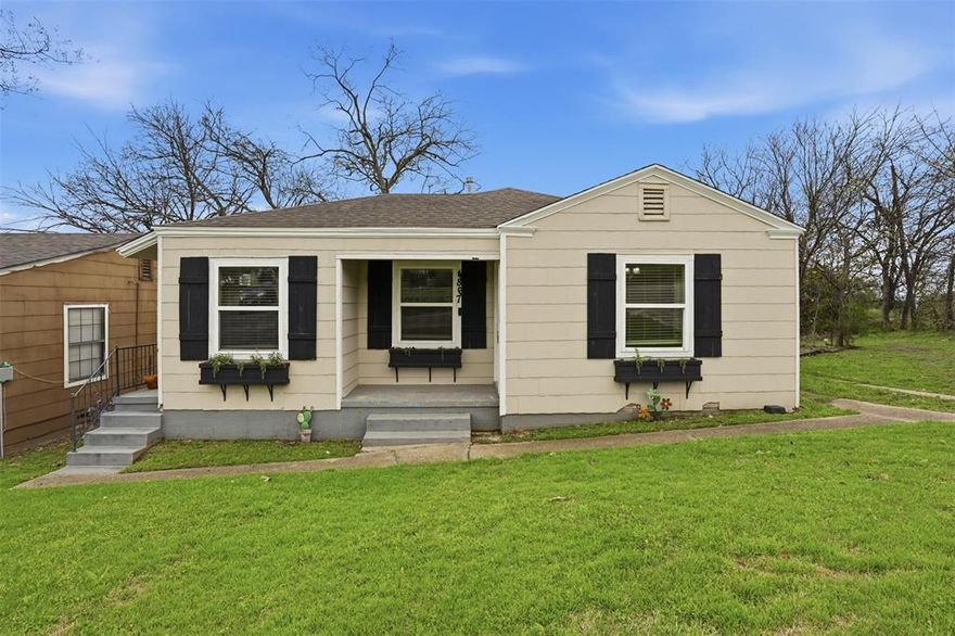 Welcome to your own slice of Texas comfort at 4867 Lawther Drive! This beautifully remodeled in January 2-bedroom, 1-bathroom home sits on an impressive .41-acre lot—a rare find in this area that offers space to spread out while still enjoying the convenience of town.

Step inside to a home that feels fresh, bright, and move-in ready, with new paint throughout the entire interior and thoughtful updates that give the home a clean, modern feel. The kitchen truly shines with freshly painted cabinets that completely transform the space, creating a bright, updated look that makes the heart of the home feel both stylish and inviting.

Outside, enjoy the peacefulness of the spacious backyard, complete with a newly built patio that's perfect for grilling, relaxing, or enjoying those long Texas sunsets. The backyard also features a powered shed, ideal for a workshop, hobby space, or extra storage. As a bonus, the property includes a fruiting pear-apple tree, adding a sweet little surprise during harvest season.

Whether you're looking for room to roam, space to garden, or simply a quiet place to unwind under the Texas sky, this property offers the perfect balance of fresh updates, outdoor space, and small-town charm. Big lot, modern touches, and plenty of room to enjoy the outdoors—come see what life could look like on Lawther Drive.