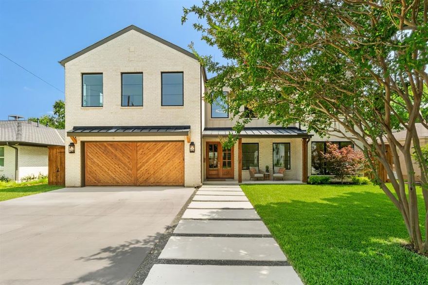 Step into the latest creation from Texan Modern Custom Homes. This 5-bedroom, 6-bathroom home sits on an oversized 70x150 lot in the heart of Dallas' private school corridor, and blends warm transitional style with refined elegance. 3920 Davila offers abundant natural light, custom White Oak cabinetry and flooring, Taj Mahal Quartzite, Carrara marble, and designer Zellige tile set in a quietly colorful palette.

The thoughtful functionality of the floor plan is found in the dual laundry rooms, his & hers closets, flexible storage spaces, and large working pantry -  perfect for entertaining or everyday prep. Step outside to an inviting outdoor living space, complete with gas fireplace—ideal for year-round entertaining. The oversized yard provides ample space for both a pool and play area, the perfect canvas to create a customized outdoor oasis. All set in one of Dallas' most desirable neighborhoods with easy access to major travel arteries, popular shops and restaurants, and the best private schools that the city has to offer.