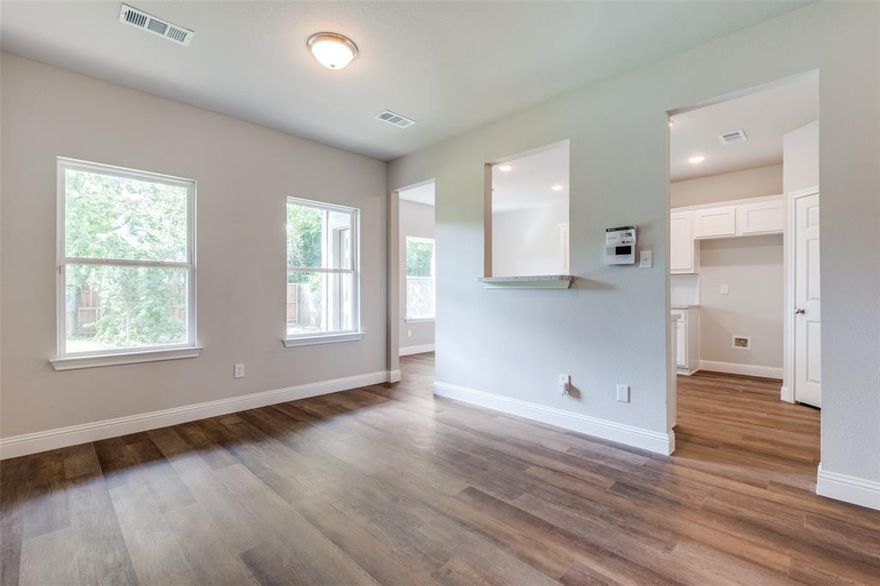 Under construction, Est completion August.   This house is income restricted, please see table in transaction desk to see if your client qualifies.  Great open floorplan with split bedroom configuration.  61-80%