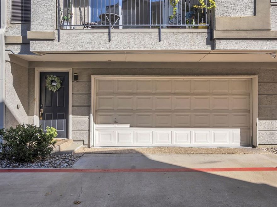 Desirable prime location to lease a condo in the Harwood District with a 2-car attached garage. Gated community in the booming area surrounded by luxury living! This exquisite property features a gated entrance, a private pool for residents, a fitness center, a community grill, and a club house with complimentary coffee for residents along with office workspace for residents. The functional floor plan includes a versatile loft or home office, an open kitchen with granite countertops, & a fireplace in the living area, which opens up to a balcony with views, 2 bedrooms with 2 attached bathrooms & walk in closets. The attached two-car garage boasts a huge storage closet, Located in a prime location within walking distance to entertainment, you're just minutes away from Dallas's finest museums, entertainment venues, Katy Trail, parks, dining, & shopping. Refrigerator included. Pets welcome under 50 lbs.