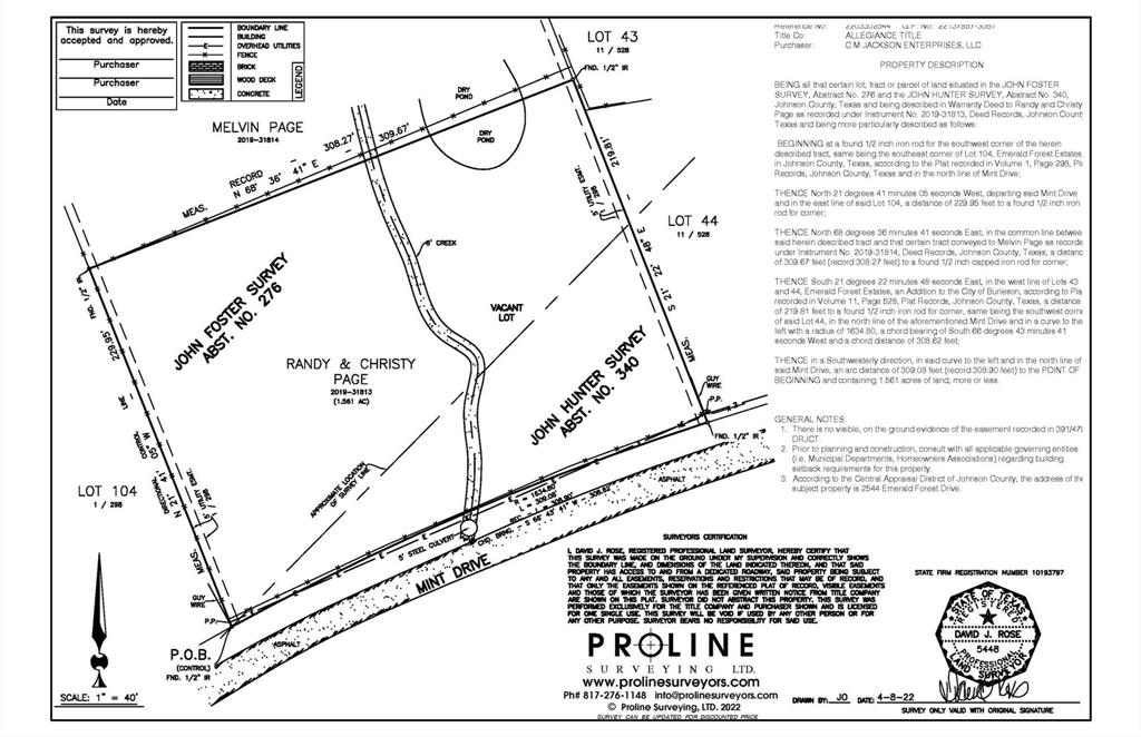 Emerald Forest Estates - Land