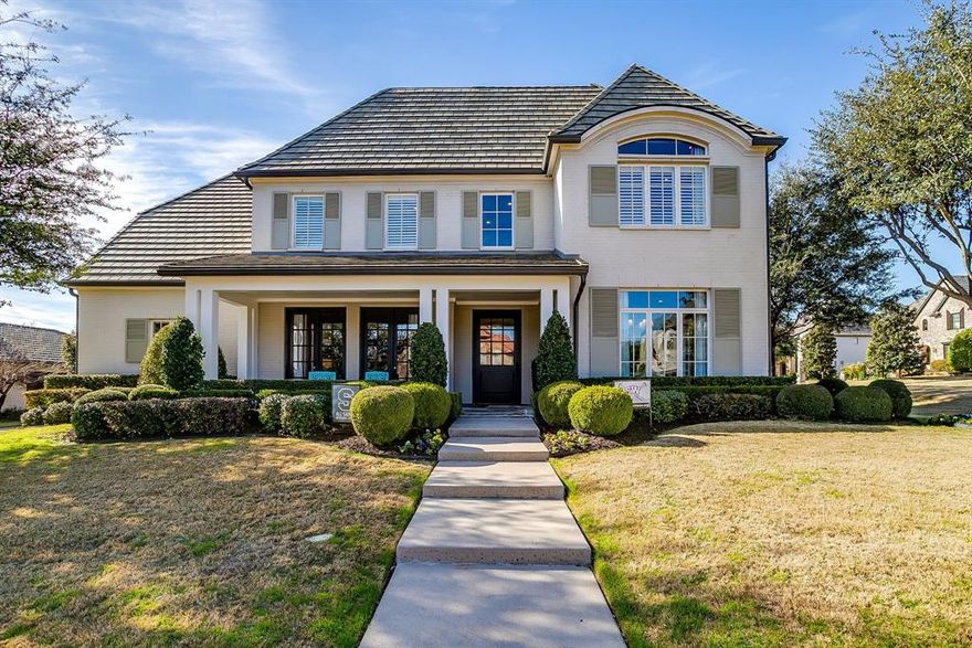 4662 Sidonia Court is a welcoming residence tucked away on a quiet cul-de-sac, offering a blend of comfort, privacy and everyday convenience. Thoughtfully renovated by Encore Builders, this home has undergone a true transformation with several updates and room refreshes. The living spaces provide an easy flow for both daily living and fabulous entertaining space. The home's warm and inviting atmosphere is apparent right from the entrance. Loads of natural light coming in from the windows, custom wallpaper, new paint throughout the home and beautiful new wood floors just enhance your first glance. The office is adorned with custom cabinets and bright colored wallpaper, adjacent to a large formal dining room that easily can host a grand dinner party. The open concept of the kitchen, breakfast room and family room lend itself to wonderful evenings with family around the fireplace or hosting big gatherings of friends. The first floor also hosts the walk-in laundry room, enormous primary suite and bath, powder bath and a wonderful 3 car garage that faces the rear of the home. The primary suite overlooks the pool and has windows that allow for a tremendous amount of natural light, along with the recently designed custom closet.  J Caldwell built the pool and turfed the yard and within the mature landscaping, it feels like a true retreat. Upstairs hosts an enormous playroom that would be a kids paradise! Three beds and baths, all ensuite, and updated with new paint and tile, each complete with a walk in closet and storage. This house is located on a spacious corner lot, just steps from the park in Montserrat. Behind the guard gated entrance, your family will be safe and relaxed in this neighborhood and able to walk freely to the community pool, park, fishing ponds and walking trails. It is a true escape from reality once you enter Montserrat. 4662 Sidonia Court is one you will not want to miss. The thoughtful floor plan and designer touches make this home very unique.