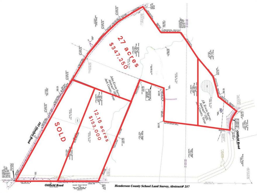 Picturesque and rugged 27 acres on Slusher Road in Joplin southeast of Jacksboro, TX. This property is partially wood. Mixed terrain and mature post oaks make for a secluded property. Excellent hunting with scenic views. Additional 5 acres with small cabin available MLS 21184679 .  Ag Exempt. Surface only.