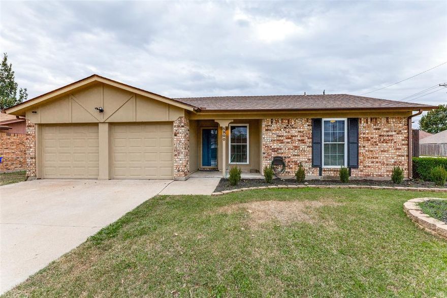Cute corner lot home with large backyard and a large patio for entertaining, in Keller ISD. Home is completely updated (see upgrade list in documents).  Home has a survey.