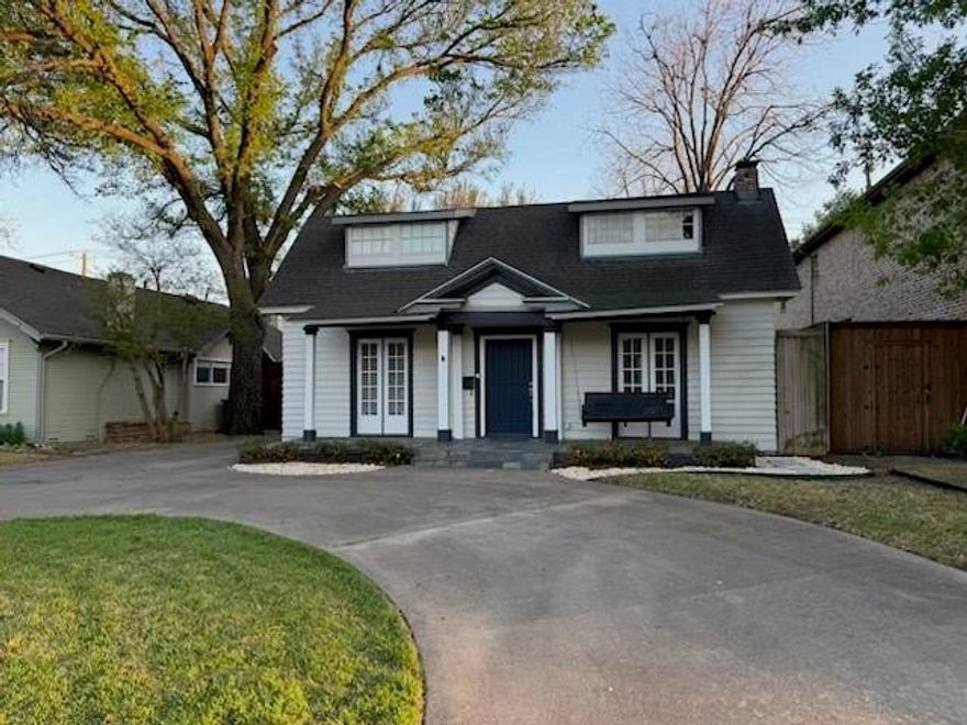 This home has been completely updated...nnew windows, kichen, bathrooms, etc.  5828 Prospect Avenue is located in the prestigious Lower Greenville neighborhood within a short walk of Trader Joes and Greenville Avenue’s numerous restaurants, boutiques, and nightlife. With quick access to Downtown Dallas and White Rock Lake, this home delivers exceptional convenience while maintaining a relaxed neighborhood feel with sidewalks on both sides of the street. The newly renovated Craftsman style home boasts 2 bedrooms downstairs, as well as a large master bedroom upstairs complete with its own private living room, walk-in closet and large restroom. Step in the bright, natural light-filled, open-concept layout downstairs with a living room and dining room and a modern, updated kitchen with granite countertops, stainless steel appliances, and a large island. New windows, new commodes, new appliance and fresh paint.  The house included a newly built 250 square feet deck, along with a large backyard ready to entertain friends and family.