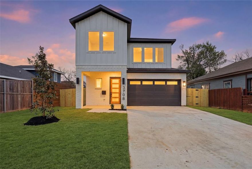 Welcome to this elegant new construction residence that redefines modern contemporary living in the heart of Dallas. This impressive two-story home welcomes you with an extraordinary blend of sophisticated design and exceptional craftsmanship. Spanning 2,150 square feet of thoughtfully designed living space, this home offers 4 bedrooms and 3 full baths, providing ample room for comfortable family living and gracious entertaining. The moment you step inside, you will be captivated by the clean lines, premium finishes, high ceilings, and meticulous attention to detail that define every corner of this exceptional home. The gorgeous open living area serves as the centerpiece of this residence, where the thoughtfully arranged floor plan maximizes natural light while creating seamless flow between living spaces. Whether hosting intimate gatherings with close friends or grand entertaining events, this versatile layout adapts beautifully to every occasion. The primary bedroom serves as a true private retreat, featuring a spacious walk-in closet. The stunning en-suite bath has been designed with relaxation in mind, highlighted by a custom luxurious shower that transforms daily routines into spa-like experiences. The location offers convenient access to excellent amenities, including nearby educational institutions, Texas Discovery Gardens at Fair Park, and efficient public transportation options. This is more than a house; it is an invitation to experience the pinnacle of modern residential design. Properties of this caliber and craftsmanship are rarely available in today's market, and those seeking the perfect blend of luxury, location, and lifestyle will find everything they desire within these walls. Schedule a tour today!...