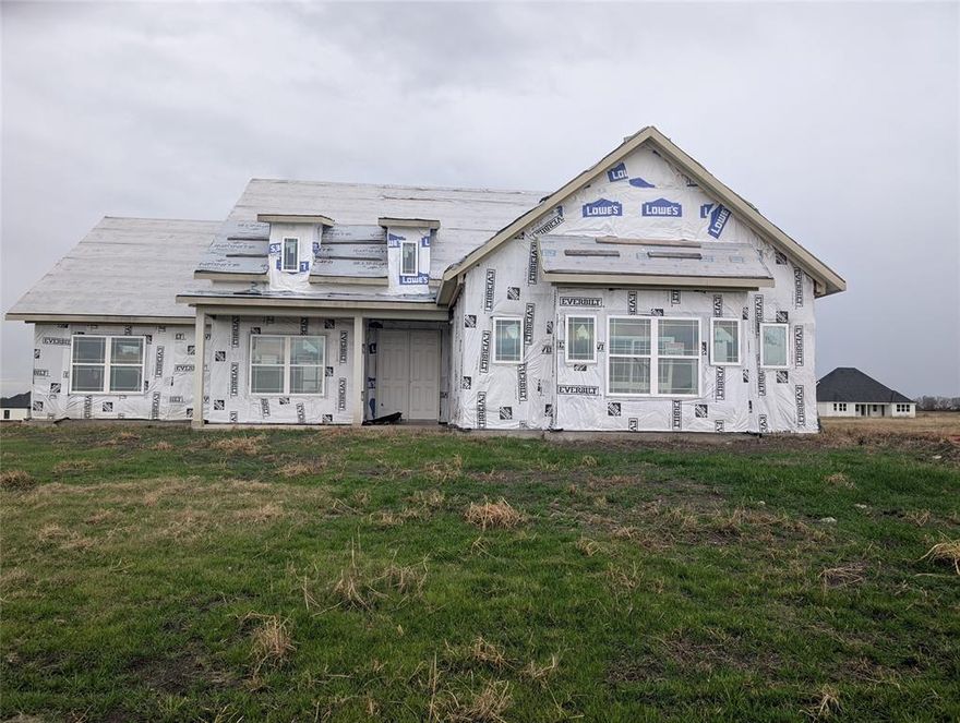 Discover the perfect blend of space and style: Serene Country living meets modern comfort, sitting on this 1.22 acre 3 bedroom 2 bathroom, 1948 sq.ft. residence in the peaceful Lavon Estates. The heart of the home features a spacious living area anchored by a cozy fireplace, flowing seamlessly into a modern dining room and kitchen. Including vinyl plank floors and a breakfast area, stainless steel electric appliance package, range, dishwasher and space saver microwave. Retreat to the private primary suite which includes spacious walk-in closets with his and her shoe box shelving or enjoy the massive backyard that offers endless possibilities. Enjoy the quiet country with the convenience of Princeton's growing amenities just a short drive away.