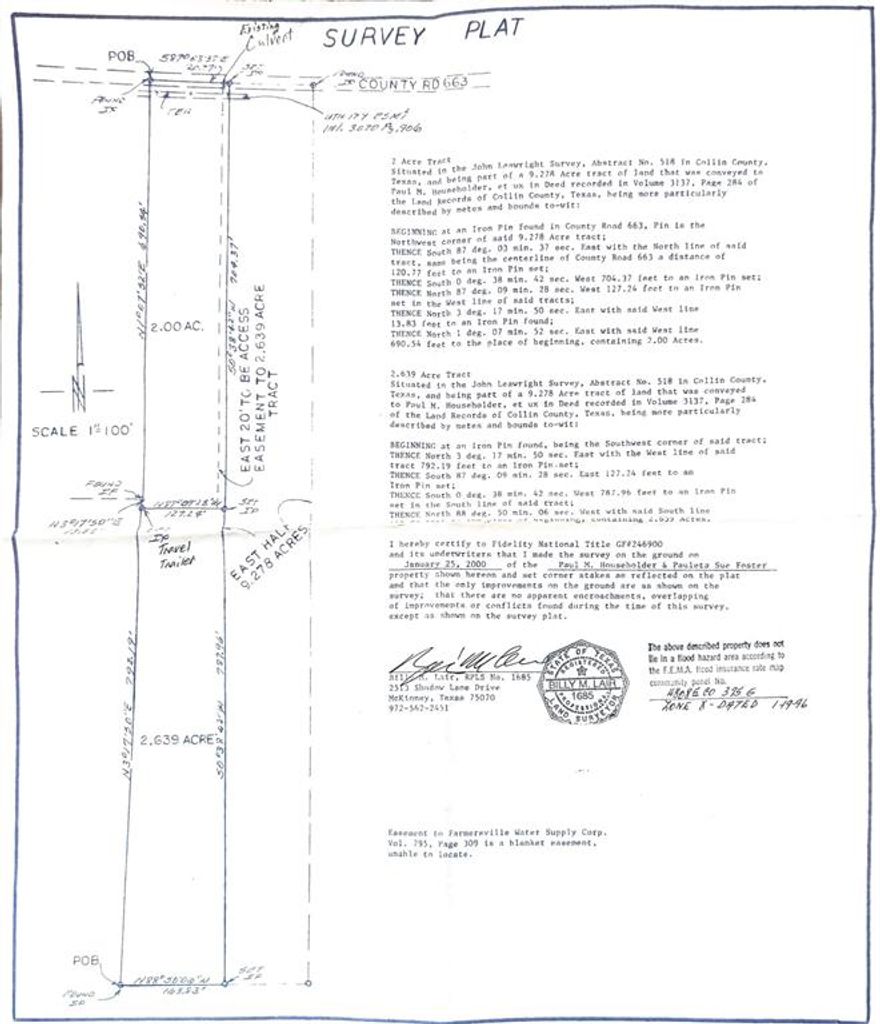 Discover a special chance to begin your adventure in off-grid living! Have you thought about living off the grid but aren't sure how to begin? Check out this affordable 2.6 acres of land in unincorporated Collin County. There's an exciting surge in off-grid living in Texas! People are embracing this lifestyle for its promise of independence, affordability, sustainability, and the joy of a simpler way of life. It's an inspiring trend that's catching on!  Living away from the busy city often means having less stressful way of life. Plant Your Garden & Fill the Coop! Eating a healthier diet that includes fresh, organic food grown on the farm, getting plenty of fresh air, and being more active by working on the farm all help improve both physical and mental health.  Room to raise your own chickens and even a cow and hog to keep you fed all year round. Even if you’re not ready to fully dive into off-grid living, this can be a fun and affordable weekend getaway. With some effort, determination, and motivation, the land can be cleaned up & improved. Some people in your friend group might be searching for ways to earn some extra cash while also learning important lessons about hard work, determination, and helping others. While the property is accessible through a shared driveway & 20' wide easement, once passed the gate, the privacy offered by trees and farm land offer a perfect backdrop rural living. Seller encourages buyer to contact water and electric providers for information regarding the availability and process to bring utilities onto the property.  Many 'on-grid' amenities nearby with TX-78, TX-121 and US-380 just a few minutes away.  ALL SHOWINGS ARE BY APPOINTMENT AND MUST BE ACCOMPANIED BY A REAL ESTATE PROFESSIONAL.